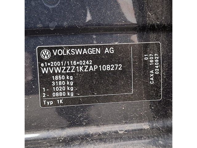 Personenauto, volkswagen, golf, 1.4 tsi highline, 2010 - afbeelding 35 van  52