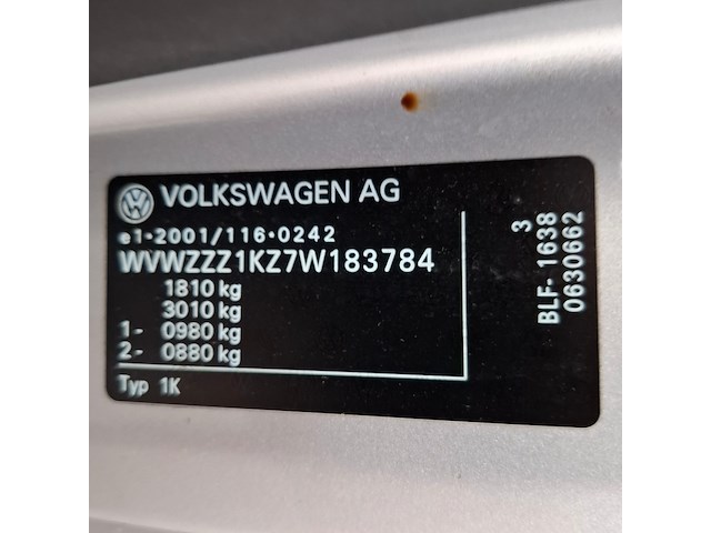 Personenauto, volkswagen, golf, 1.6 fsi comfortline, 2007 - afbeelding 48 van  64
