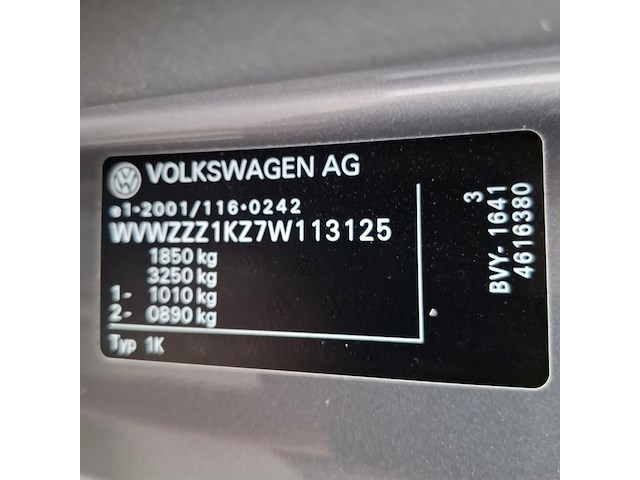 Personenauto, volkswagen, golf, 2.0 fsi comfortline business, 2007 - afbeelding 51 van  68