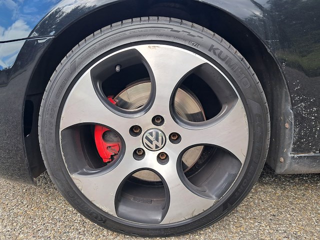 Personenauto, volkswagen, golf, 2.0 gti, zwart, 2010 - afbeelding 2 van  60