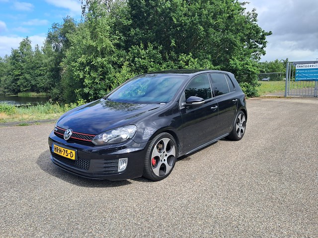 Personenauto, volkswagen, golf, 2.0 gti, zwart, 2010 - afbeelding 1 van  60