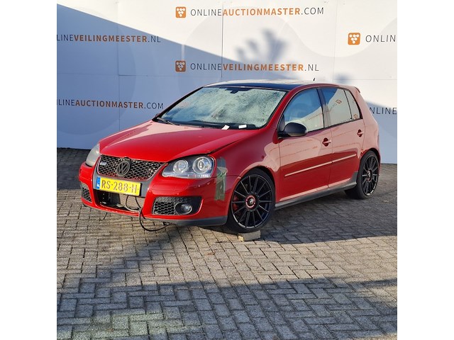 Personenauto volkswagen, golf 2.0 tfsi gti, rood, bouwjaar 2005 - afbeelding 1 van  44