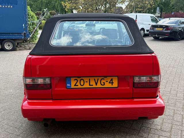 Personenauto, volkswagen, golf cabriolet, 1.8, rood, 1988 - afbeelding 2 van  27
