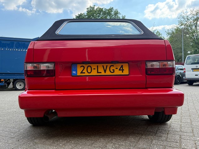 Personenauto, volkswagen, golf cabriolet, 1.8, rood, 1988 - afbeelding 3 van  27