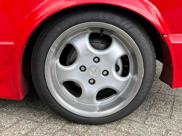 Personenauto, volkswagen, golf cabriolet, 1.8, rood, 1988 - afbeelding 8 van  27