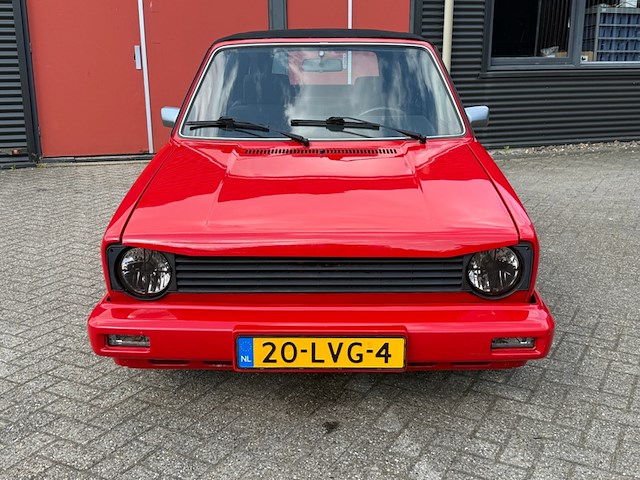 Personenauto, volkswagen, golf cabriolet, 1.8, rood, 1988 - afbeelding 21 van  27