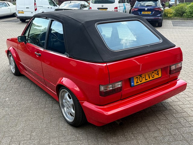 Personenauto, volkswagen, golf cabriolet, 1.8, rood, 1988 - afbeelding 26 van  27