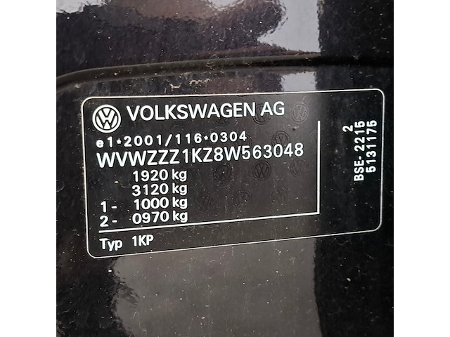 Personenauto, volkswagen, golf plus, 1.6 optive 4, 2008 - afbeelding 50 van  68