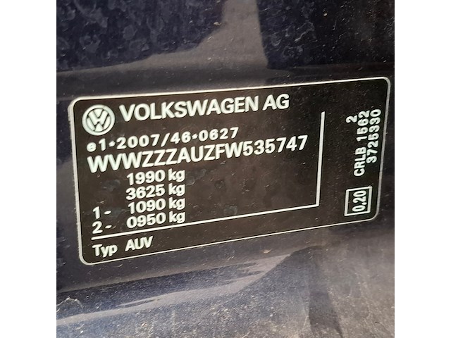 Personenauto, volkswagen, golf sportsvan 2.0 tdi, 2014 - afbeelding 54 van  72