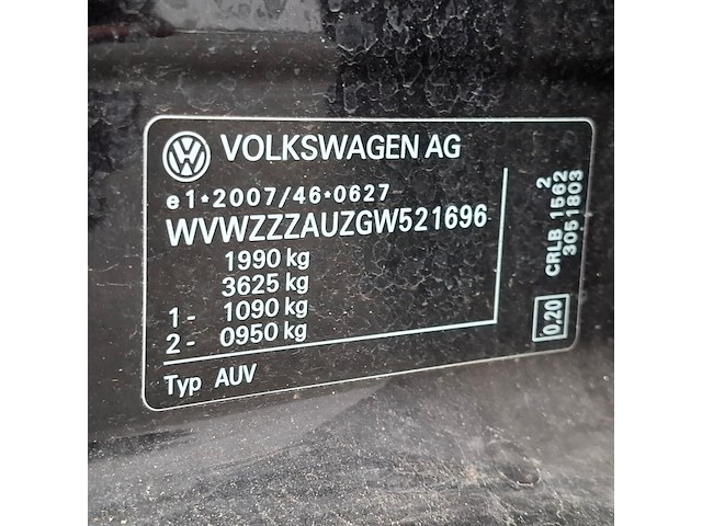 Personenauto, volkswagen, golf sportsvan - afbeelding 50 van  69