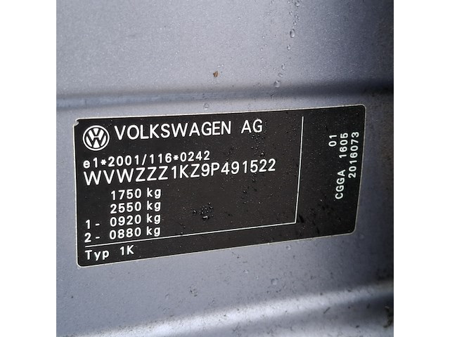 Personenauto, volkswagen, golf - afbeelding 37 van  47