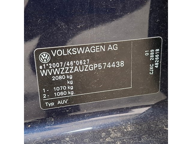 Personenauto, volkswagen, golf - afbeelding 48 van  63