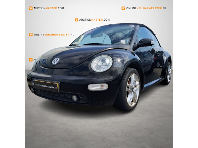 Personenauto, volkswagen, new beetle cabriolet, 1.4, zwart, 2005 - afbeelding 1 van  13