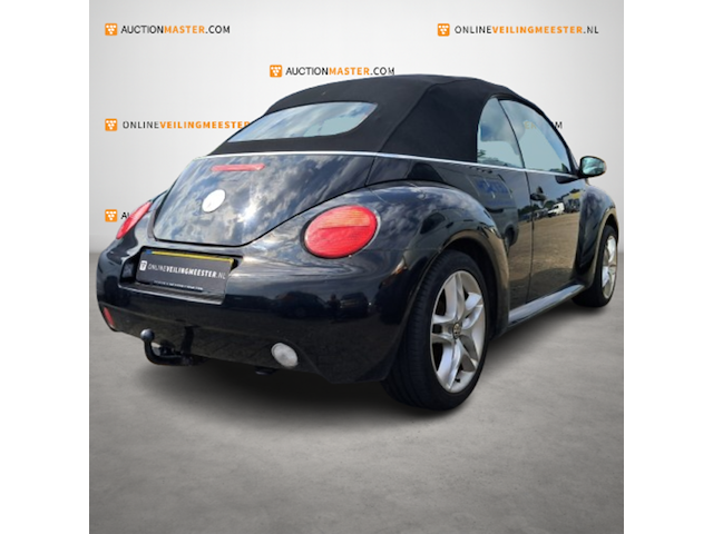 Personenauto, volkswagen, new beetle cabriolet, 1.4, zwart, 2005 - afbeelding 9 van  13