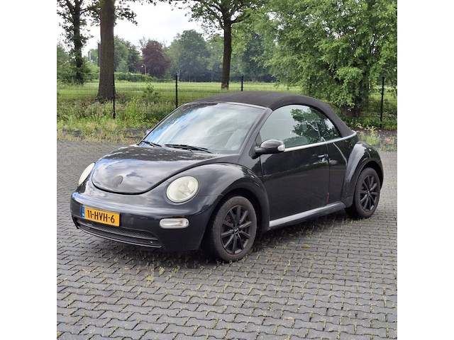 Personenauto, volkswagen, new beetle cabriolet, 1.6, zwart, 2004 - afbeelding 1 van  49