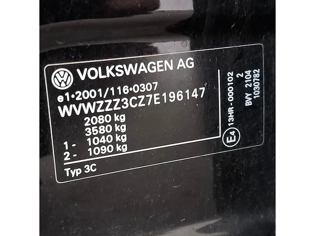 Personenauto, volkswagen, passat variant, 2.0 fsi sportline, 2007 - afbeelding 70 van  85