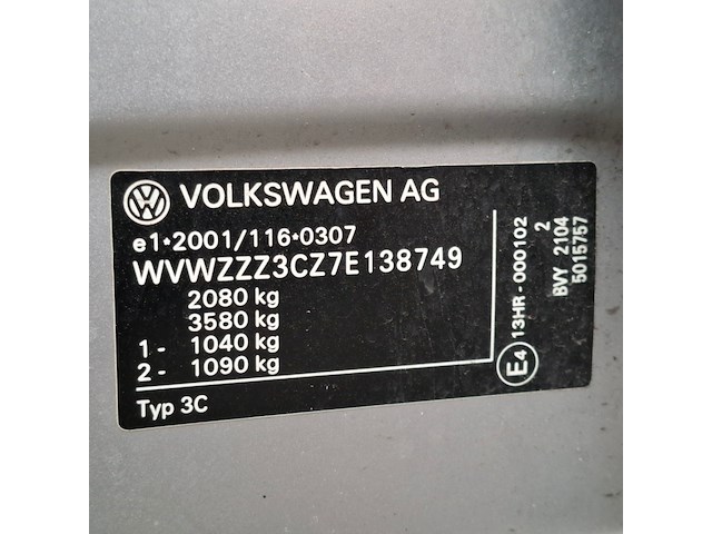 Personenauto, volkswagen, passat variant, 2.0 fsi sportline business, 2007 - afbeelding 42 van  64