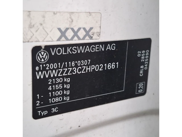 Personenauto, volkswagen, passat variant, 2.0 tdi comfortline business, 2017 - afbeelding 64 van  76