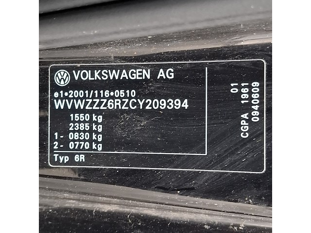 Personenauto, volkswagen, polo, 1.2-12v bluemotion comfortline, 2012 - afbeelding 36 van  53