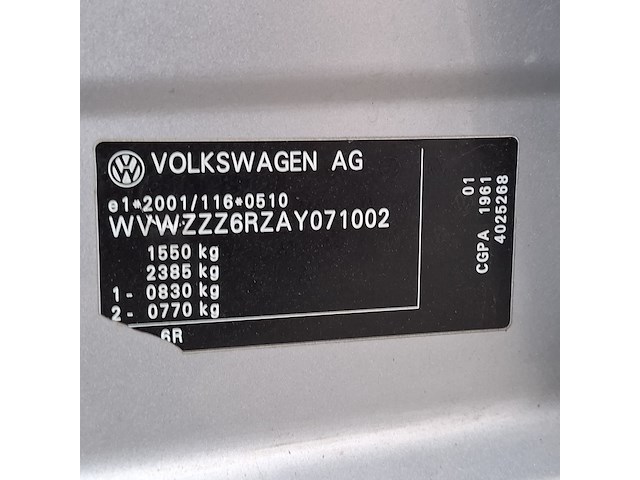 Personenauto, volkswagen, polo, 1.2-12v trendline, 2009 - afbeelding 35 van  51