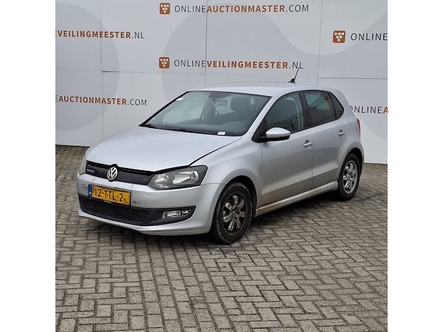 Personenauto volkswagen, polo 1.2, grijs, bouwjaar 2012 - afbeelding 1 van  38