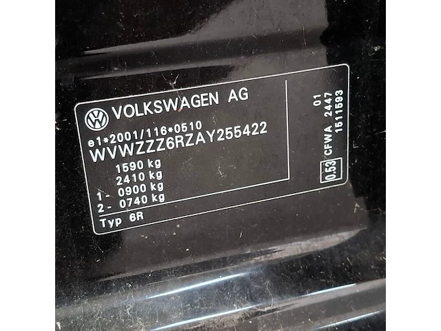 Personenauto, volkswagen, polo, 1.2 tdi bluemotion comfortline, 2010 - afbeelding 54 van  71