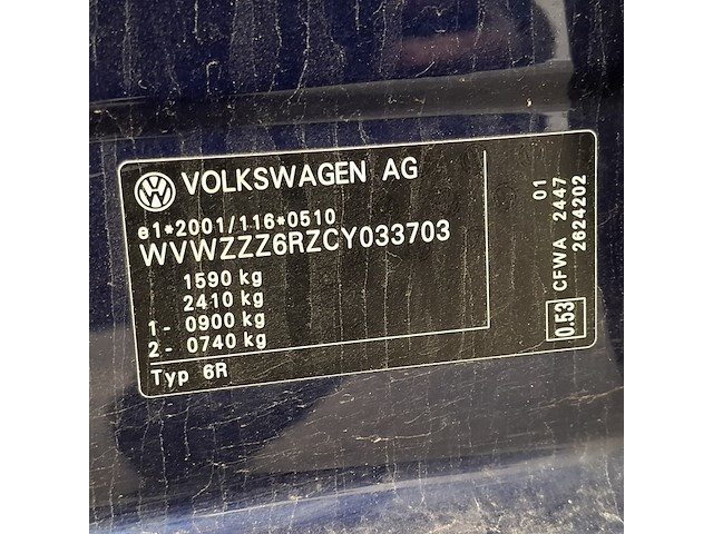 Personenauto, volkswagen, polo, 1.2 tdi bluemotion comfortline, 2011 - afbeelding 37 van  48