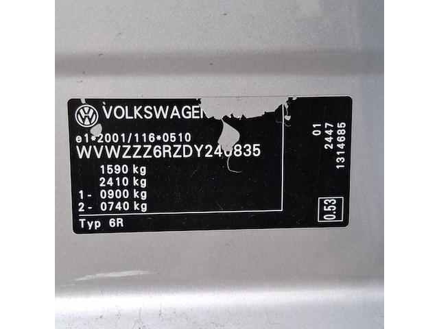 Personenauto, volkswagen, polo, 1.2 tdi bluemotion comfortline, 2013 - afbeelding 37 van  56