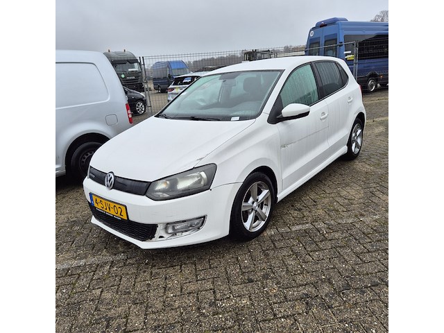 Personenauto volkswagen, polo 1.2 tdi bluemotion, wit, bouwjaar 2013 - afbeelding 1 van  1