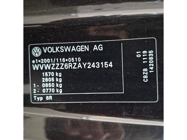 Personenauto, volkswagen, polo, 1.2 tsi comfortline, 2010 - afbeelding 38 van  54