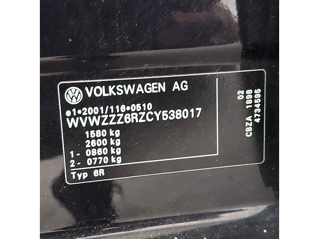 Personenauto, volkswagen, polo, 1.2 tsi comfortline, 2012 - afbeelding 44 van  63