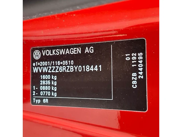 Personenauto, volkswagen, polo, 1.2 tsi highline, 2010 - afbeelding 61 van  75