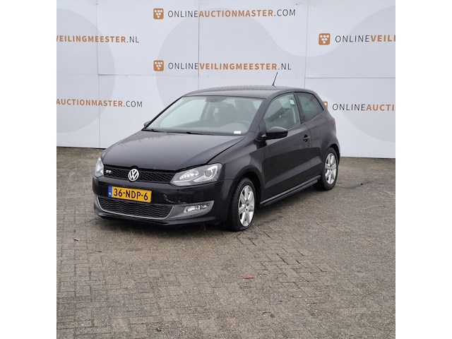 Personenauto volkswagen, polo 1.2 tsi highline, zwart, bouwjaar 2010 - afbeelding 1 van  41
