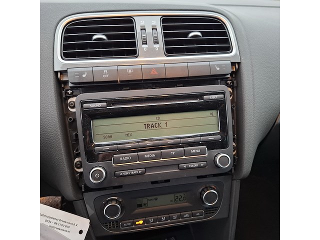 Personenauto volkswagen, polo 1.2 tsi highline, zwart, bouwjaar 2010 - afbeelding 22 van  41