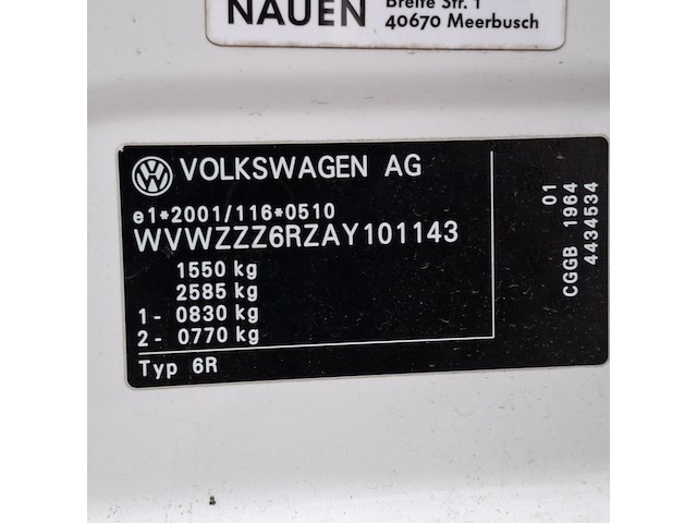 Personenauto, volkswagen, polo 1.4-16v highline, 0 - afbeelding 43 van  62