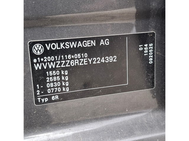 Personenauto, volkswagen, polo, 1.4-16v highline, 2014 - afbeelding 58 van  64