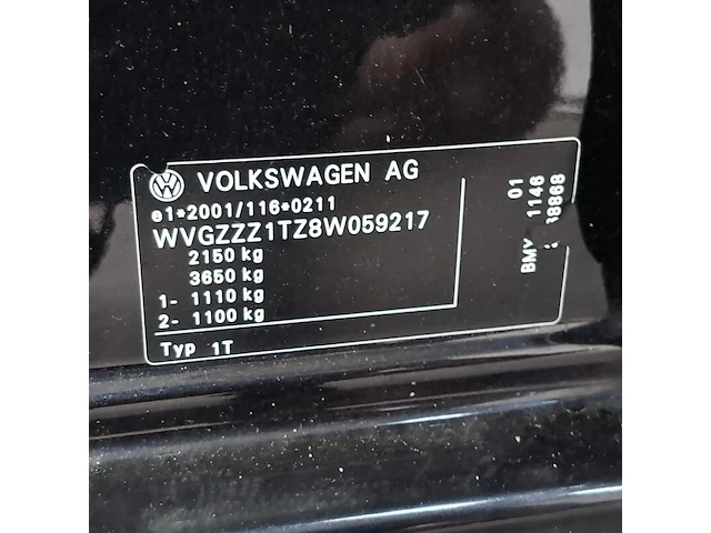 Personenauto, volkswagen, touran, 1.4 tsi highline, 2007 - afbeelding 66 van  80