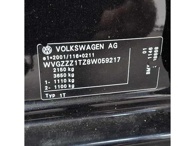 Personenauto, volkswagen, touran, 1.4 tsi highline, 2007 - afbeelding 68 van  80