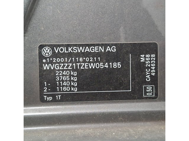 Personenauto, volkswagen, touran, 1.6 tdi comfortline bluemotion 7p., 2014 - afbeelding 41 van  59