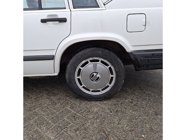 Personenauto, volvo, 740, 2.3 grand luxe inj. overdrive, wit, 1989 - afbeelding 3 van  45