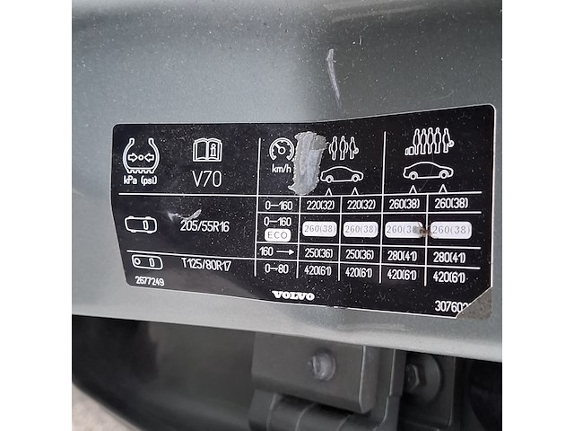 Personenauto volvo, v70 2.4d, groen, bouwjaar 2007 - afbeelding 40 van  50