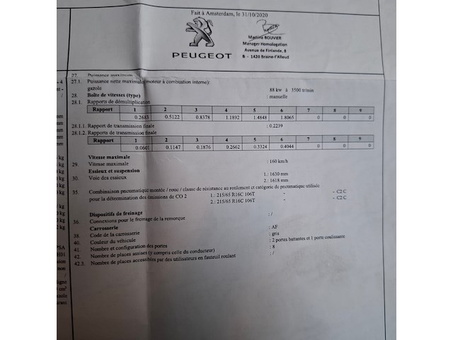 Personenbus 8p, peugeot, expert traveller, 2020 - afbeelding 44 van  61