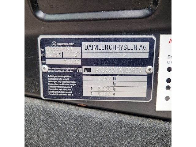 Personenbus, mercedes-benz, vario 4x4, 815da-ka - afbeelding 7 van  86