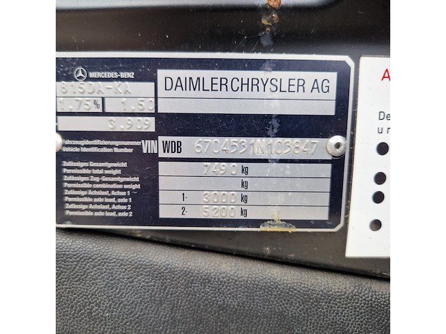 Personenbus, mercedes-benz, vario 4x4, 815da-ka - afbeelding 6 van  91