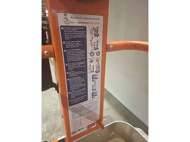Personenlift 3,5m manueel jlg, ecolift 50, bouwjaar 2017 - afbeelding 9 van  9