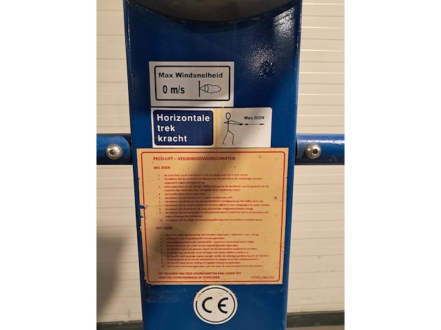 Personenlift 3,5m manueel, power tower, power towers pecolift, 2015 - afbeelding 10 van  27