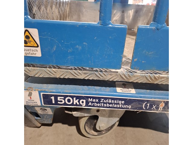 Personenlift 3,5m manueel power tower, power towers pecolift, bouwjaar 2015 - afbeelding 9 van  9