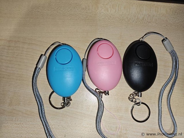 Persoonlijk alarm | sleutelhanger persoonlijk alarm | 120db | blauw - afbeelding 2 van  2