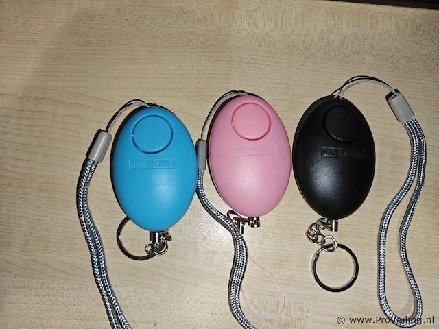 Persoonlijk alarm | sleutelhanger persoonlijk alarm | 120db | blauw - afbeelding 2 van  2
