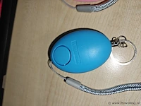 Persoonlijk alarm | sleutelhanger persoonlijk alarm | 120db | blauw - afbeelding 1 van  2